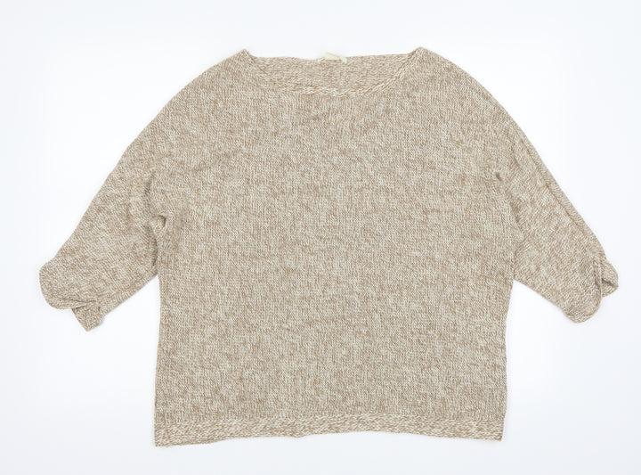 H&M Womens Brown   Pullover Jumper Size M