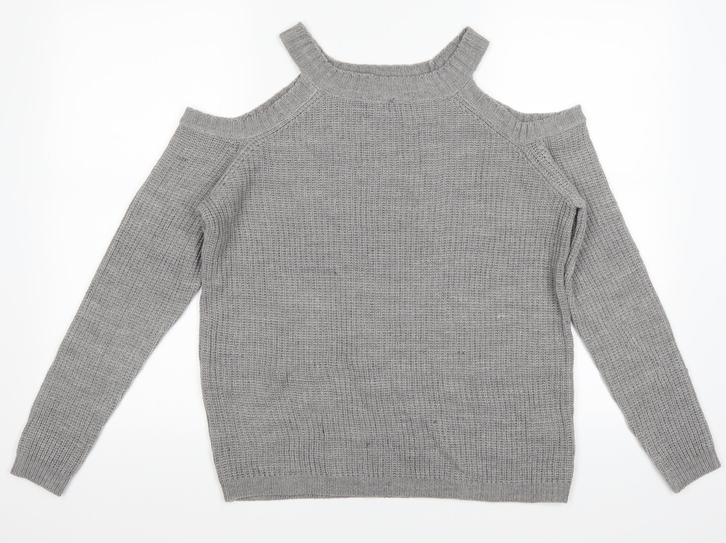 QED London Womens Grey   Pullover Jumper Size L