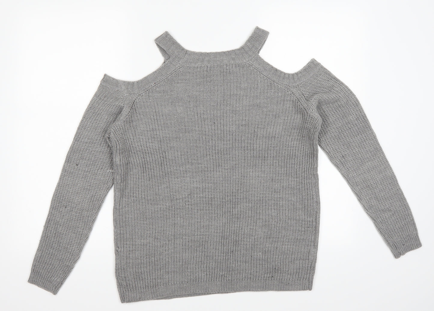 QED London Womens Grey   Pullover Jumper Size L