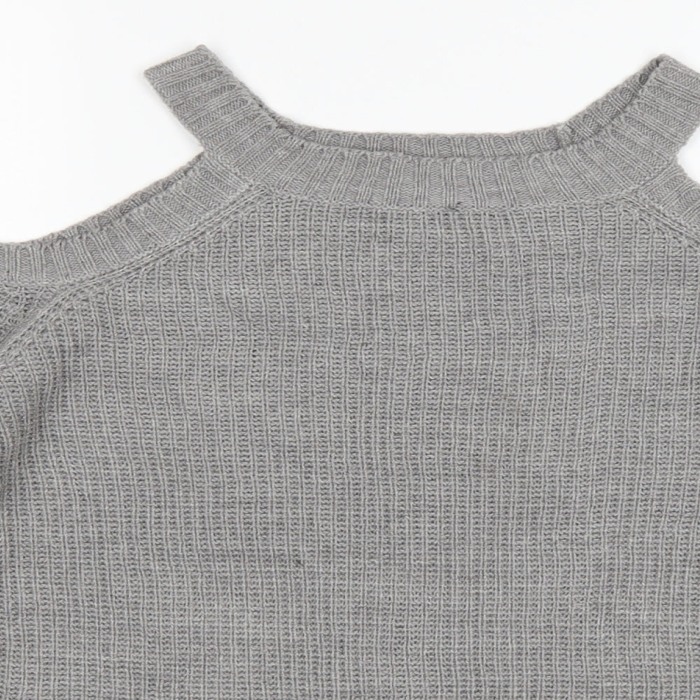 QED London Womens Grey   Pullover Jumper Size L