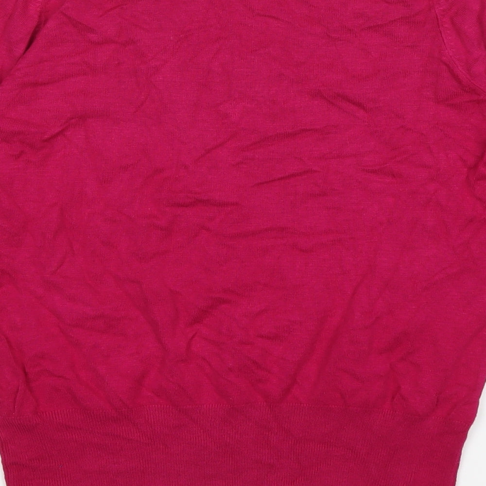 Marks and Spencer Womens Pink   Pullover Jumper Size 12