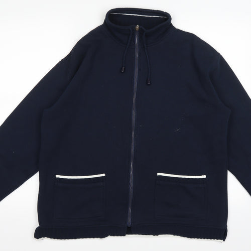 Akal Womens Blue   Full Zip Jumper Size M