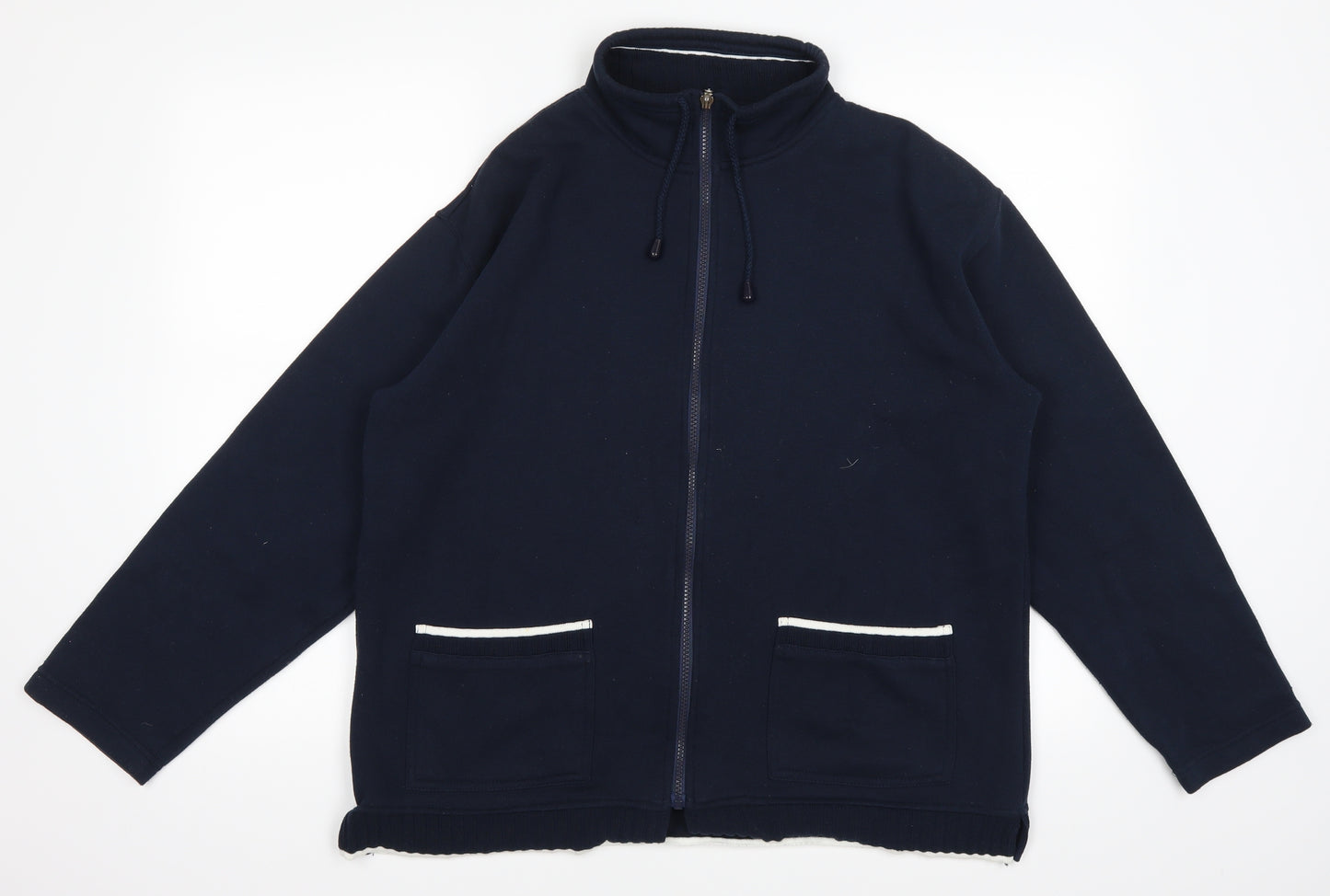 Akal Womens Blue   Full Zip Jumper Size M