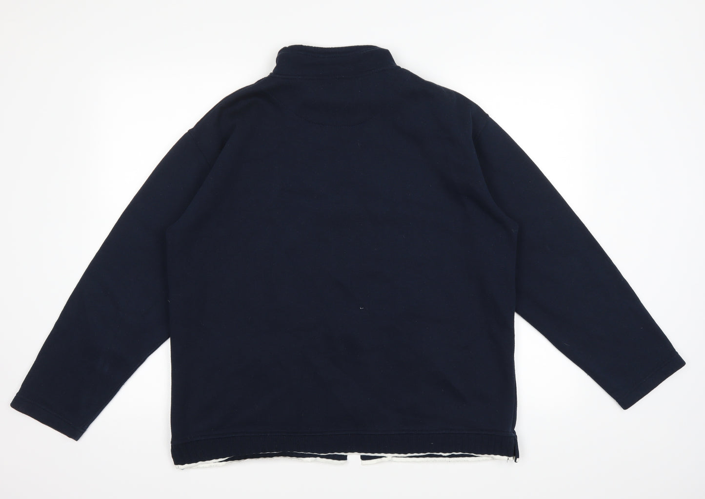 Akal Womens Blue   Full Zip Jumper Size M