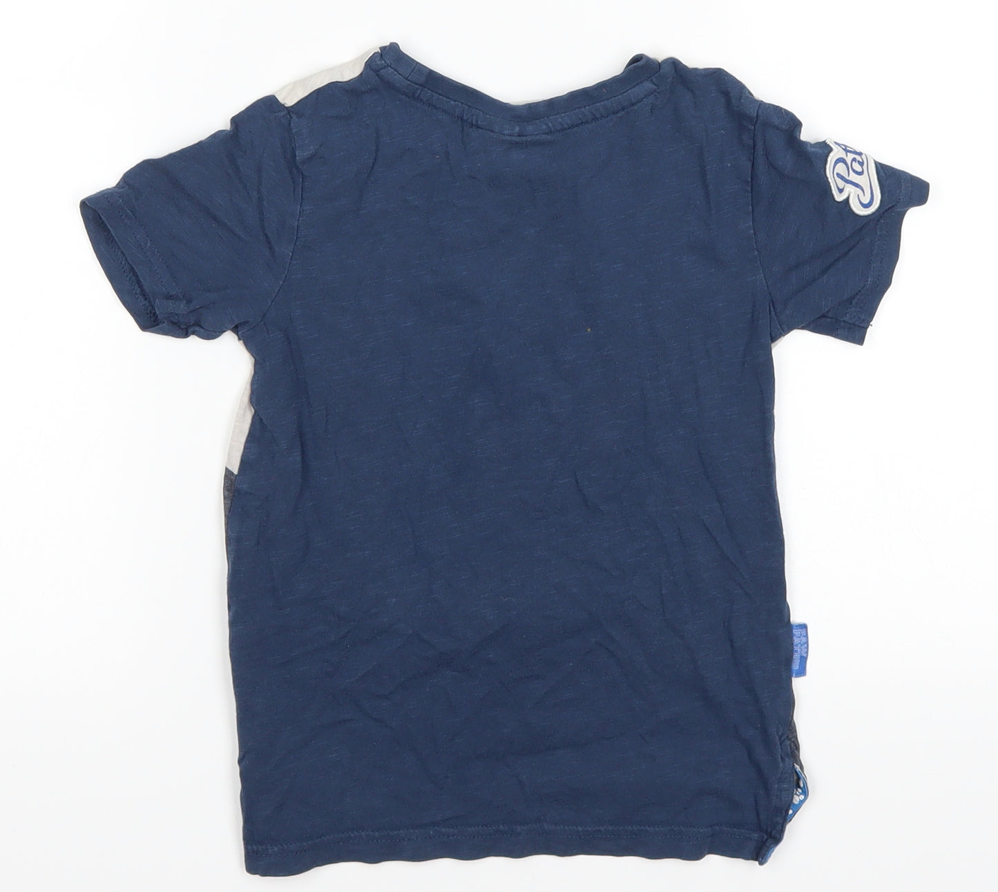 TU  Boys Blue   Basic T-Shirt Size 3-4 Years  - PAW PATROL