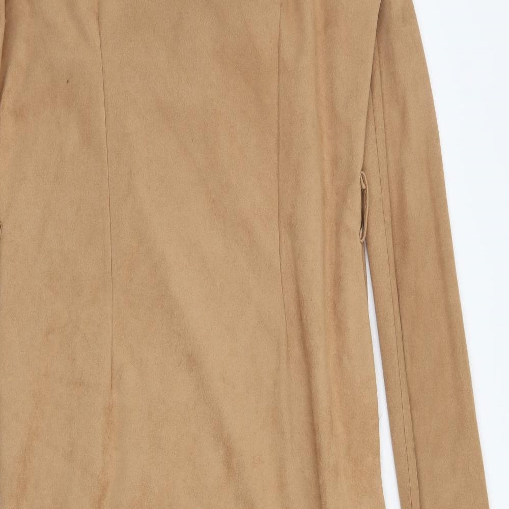 Julie Womens Brown   Jacket Coat Size 10