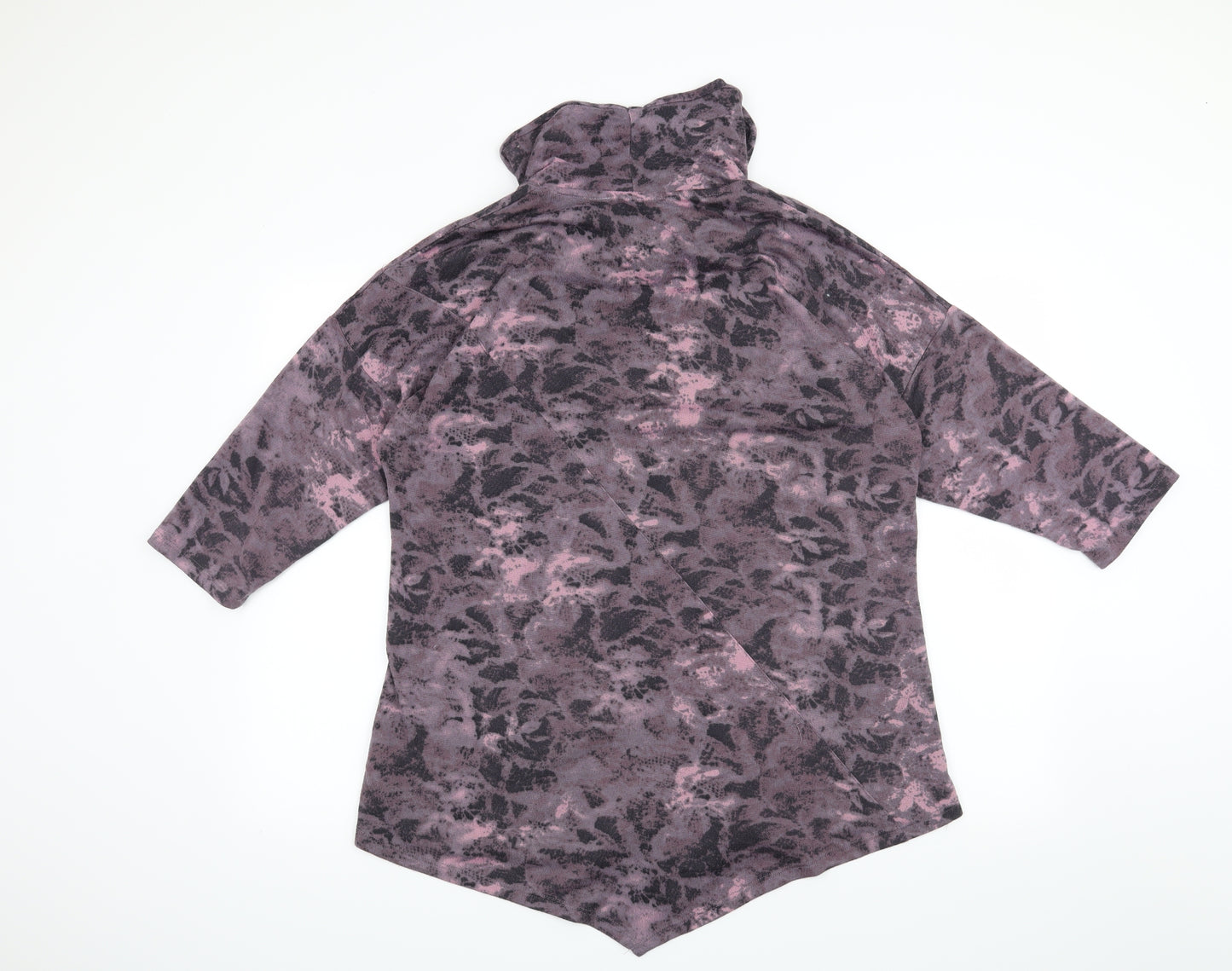 Viz A Viz Womens Purple   Basic T-Shirt Size 16