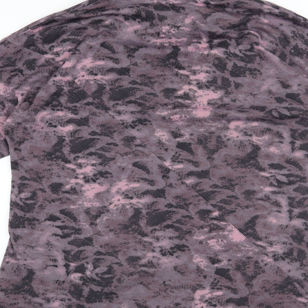 Viz A Viz Womens Purple   Basic T-Shirt Size 16