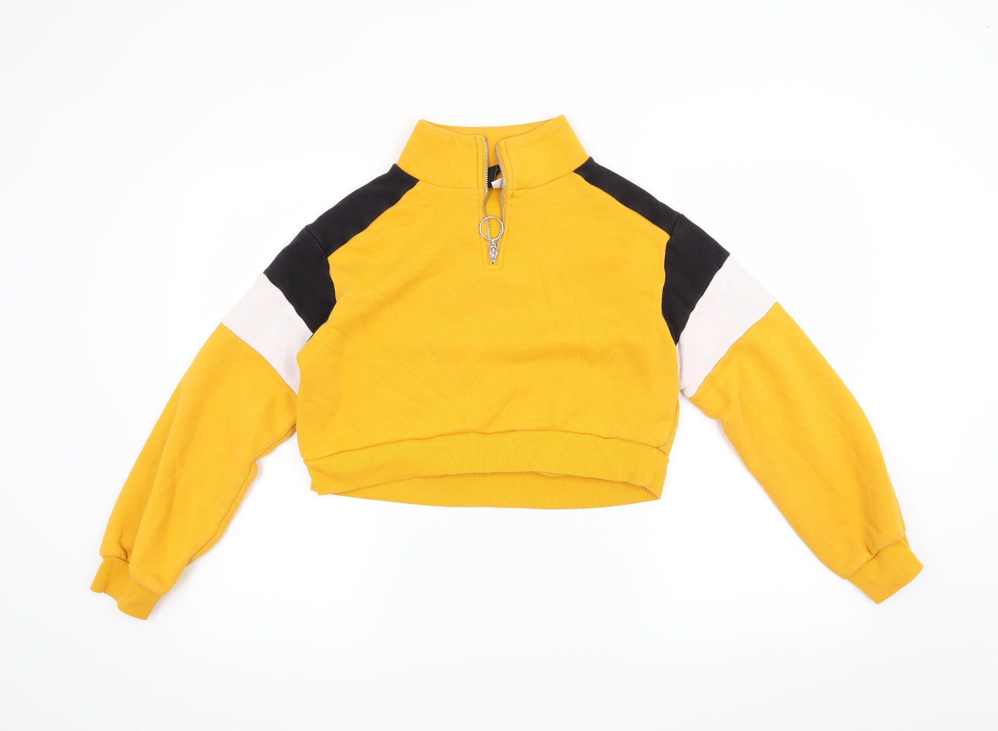 H&M Womens Orange   Pullover Jumper Size XS