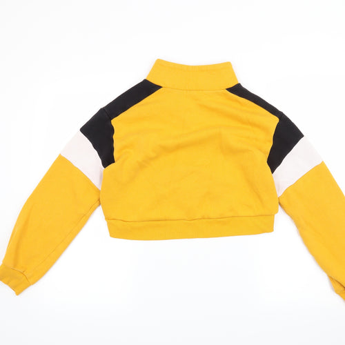 H&M Womens Orange   Pullover Jumper Size XS