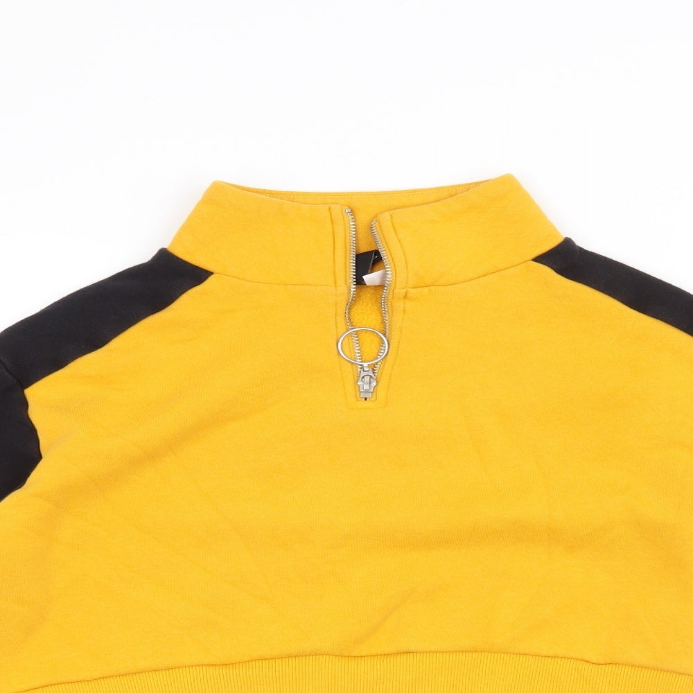H&M Womens Orange   Pullover Jumper Size XS