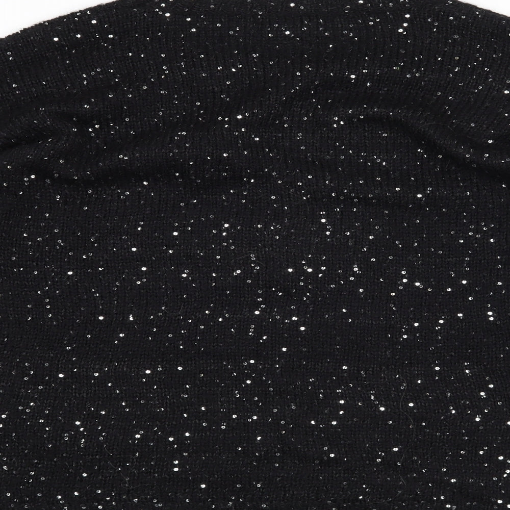 Heart & Soul Womens Black   Pullover Jumper Size 16