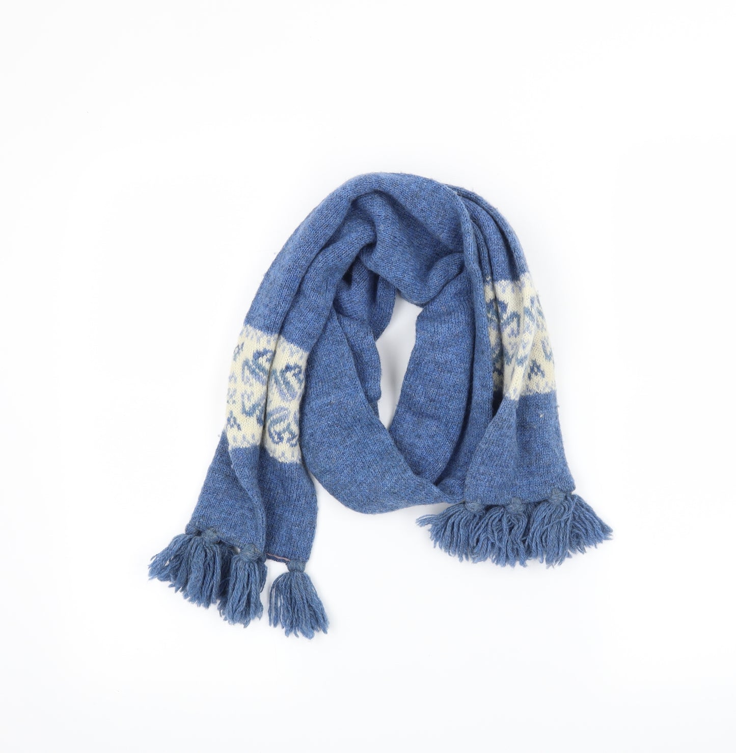 Preworn Womens Blue    Scarf