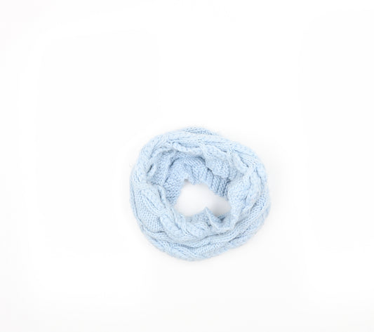 Front view of Preworn women’s blue scarf
