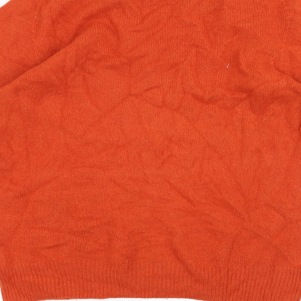 You Must Create Mens Orange   Pullover Jumper Size L