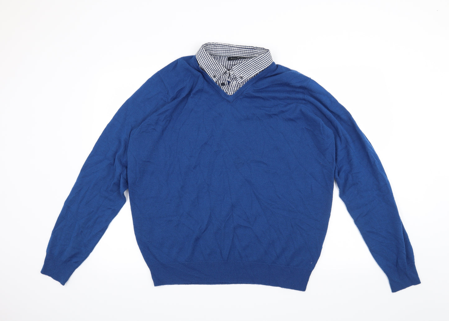 James pringle Mens Blue   Pullover Jumper Size L