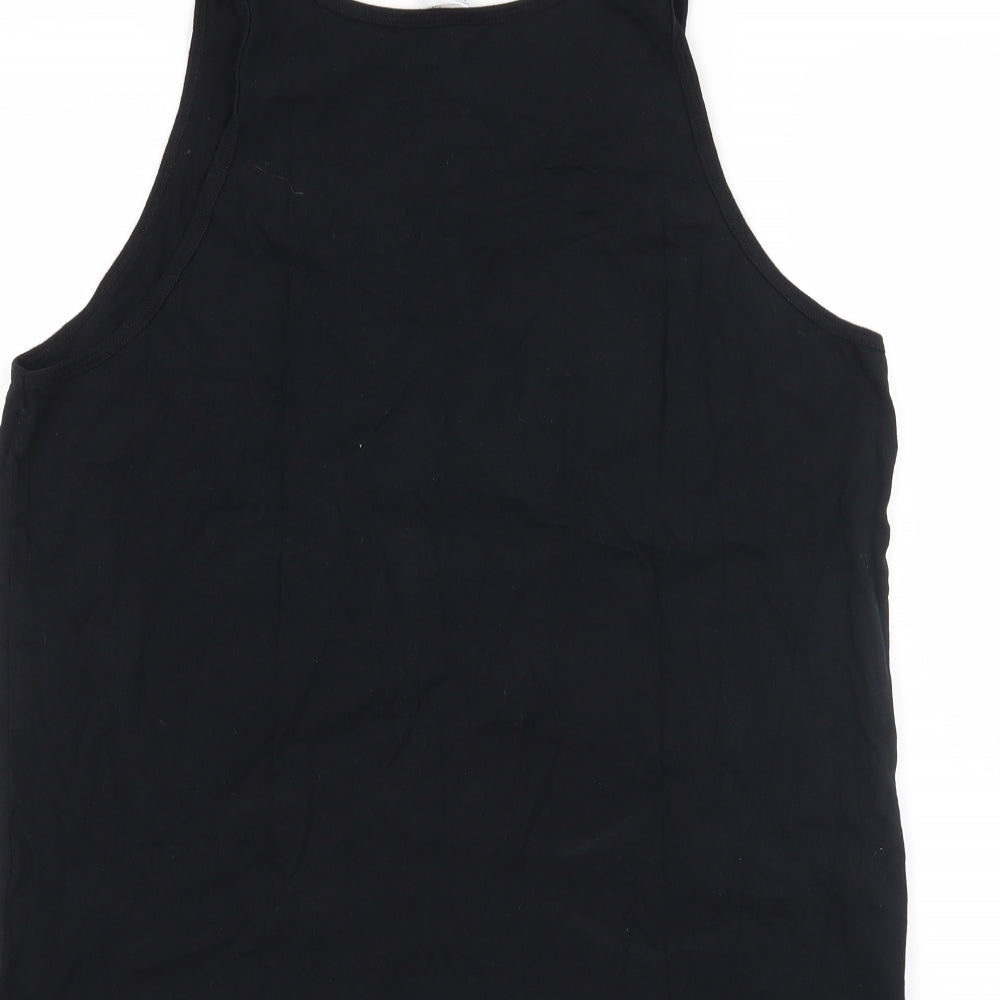 Canvas Mens Black    T-Shirt Size M