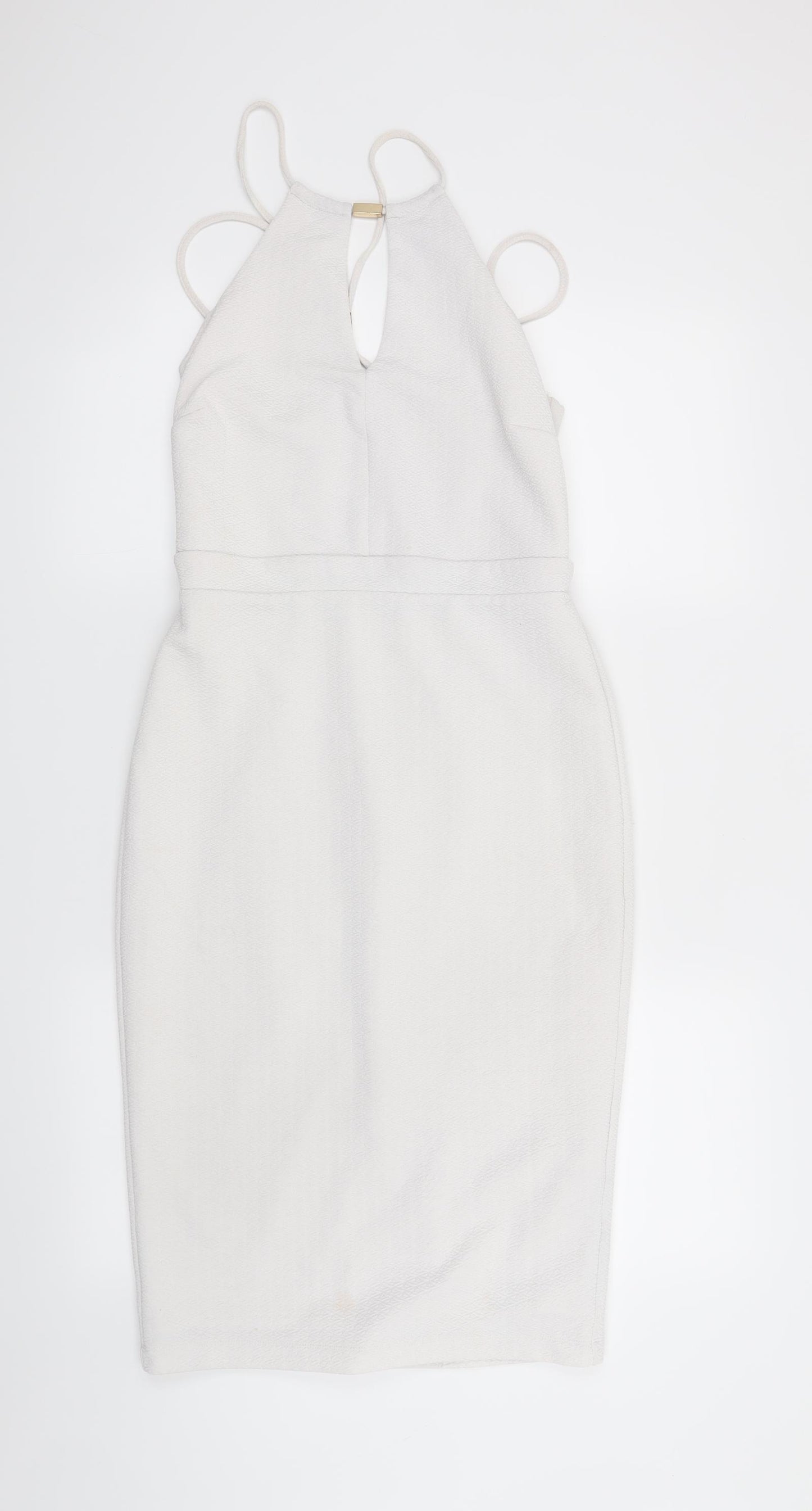 River Island Womens White   Bodycon  Size 10