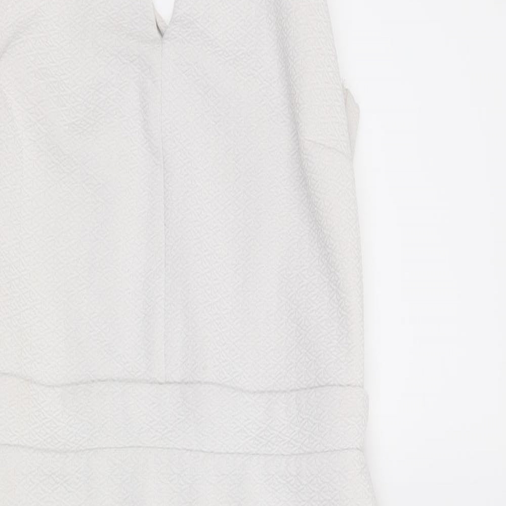 River Island Womens White   Bodycon  Size 10