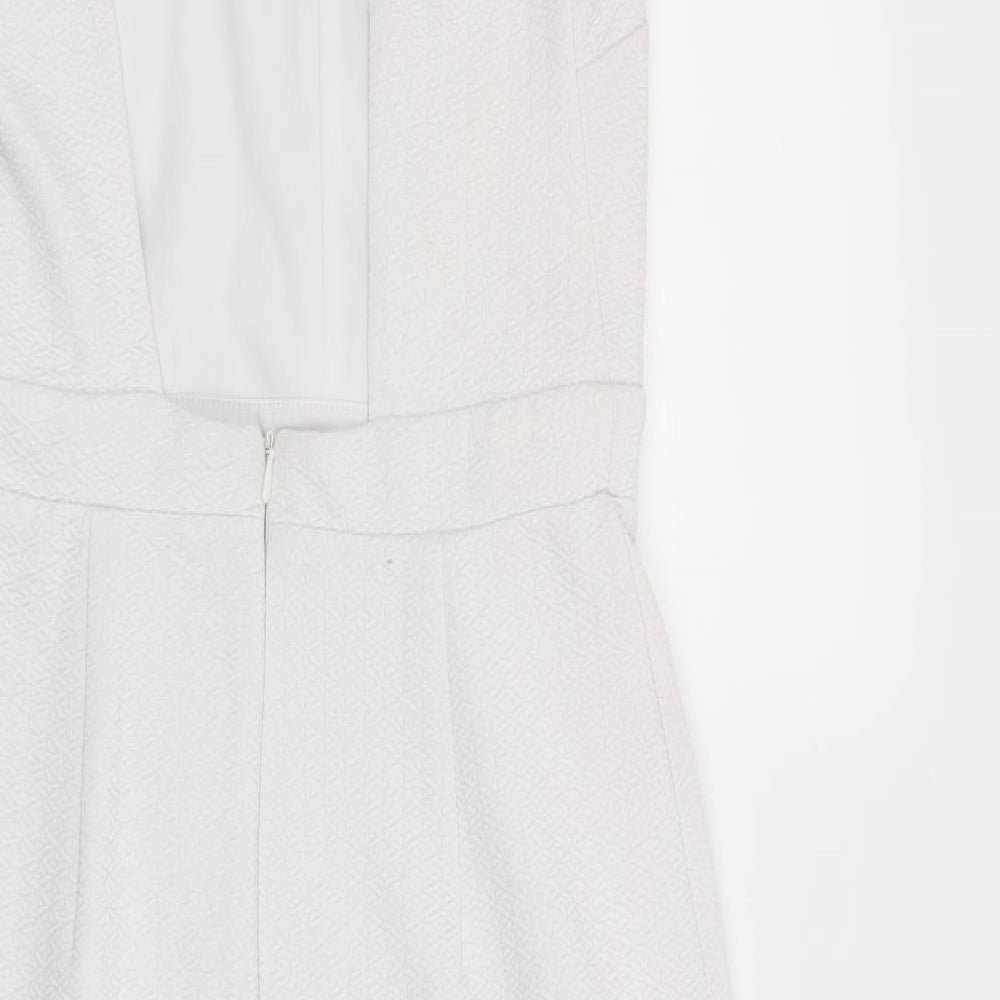 River Island Womens White   Bodycon  Size 10