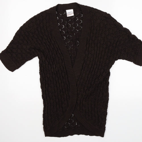 Agenda Womens Brown  Knit Cardigan Jumper Size 20