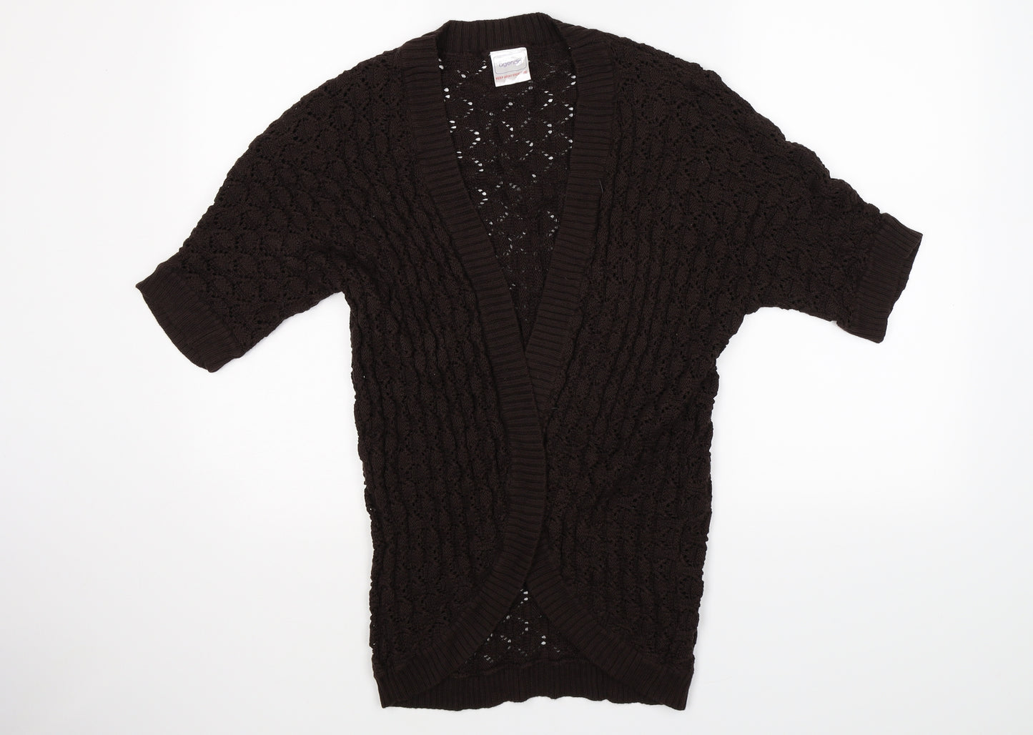 Agenda Womens Brown  Knit Cardigan Jumper Size 20