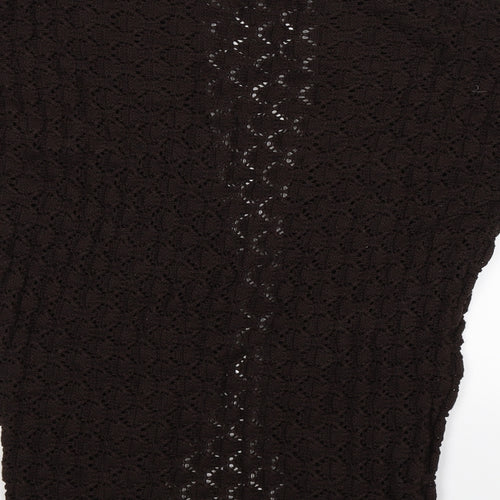 Agenda Womens Brown  Knit Cardigan Jumper Size 20