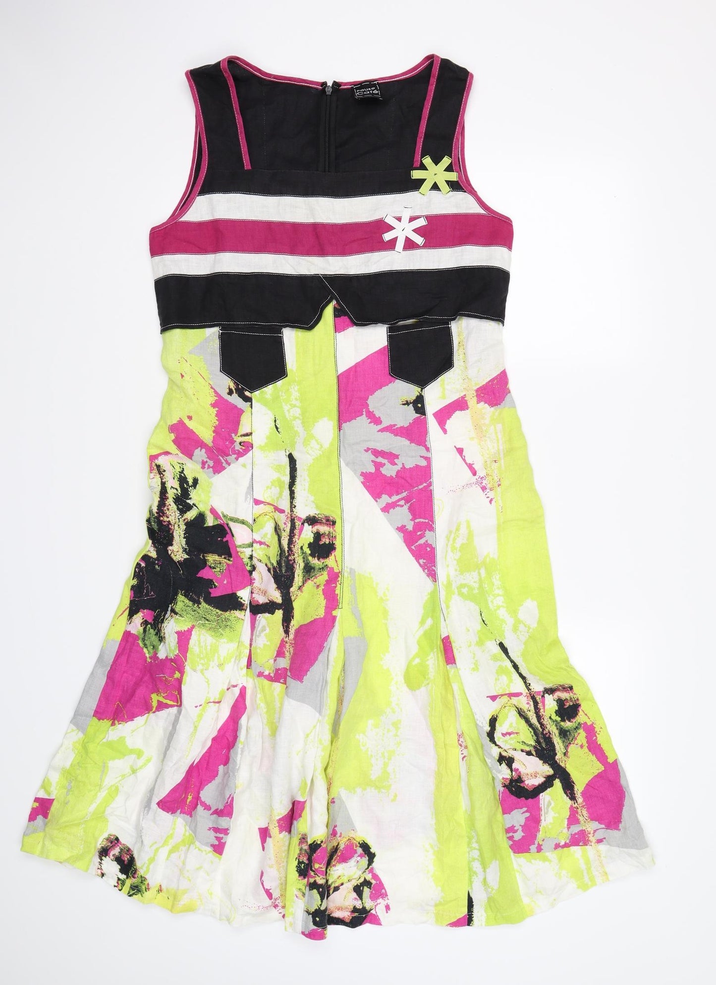 pause fCE Womens Multicoloured   Fit & Flare  Size 14