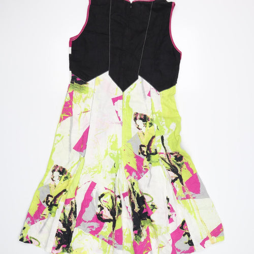 pause fCE Womens Multicoloured   Fit & Flare  Size 14