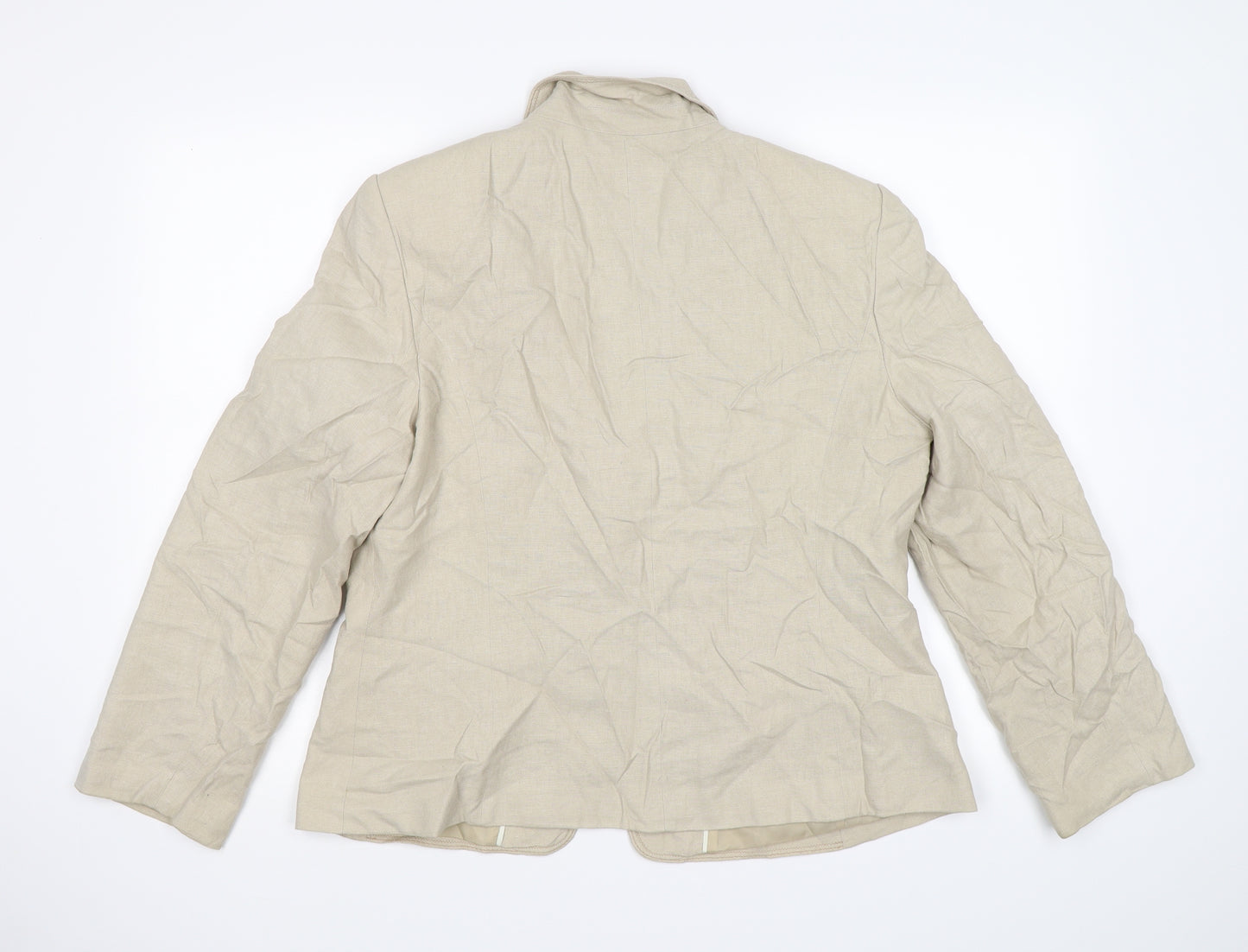 Marks and Spencer Womens Beige   Jacket  Size 18