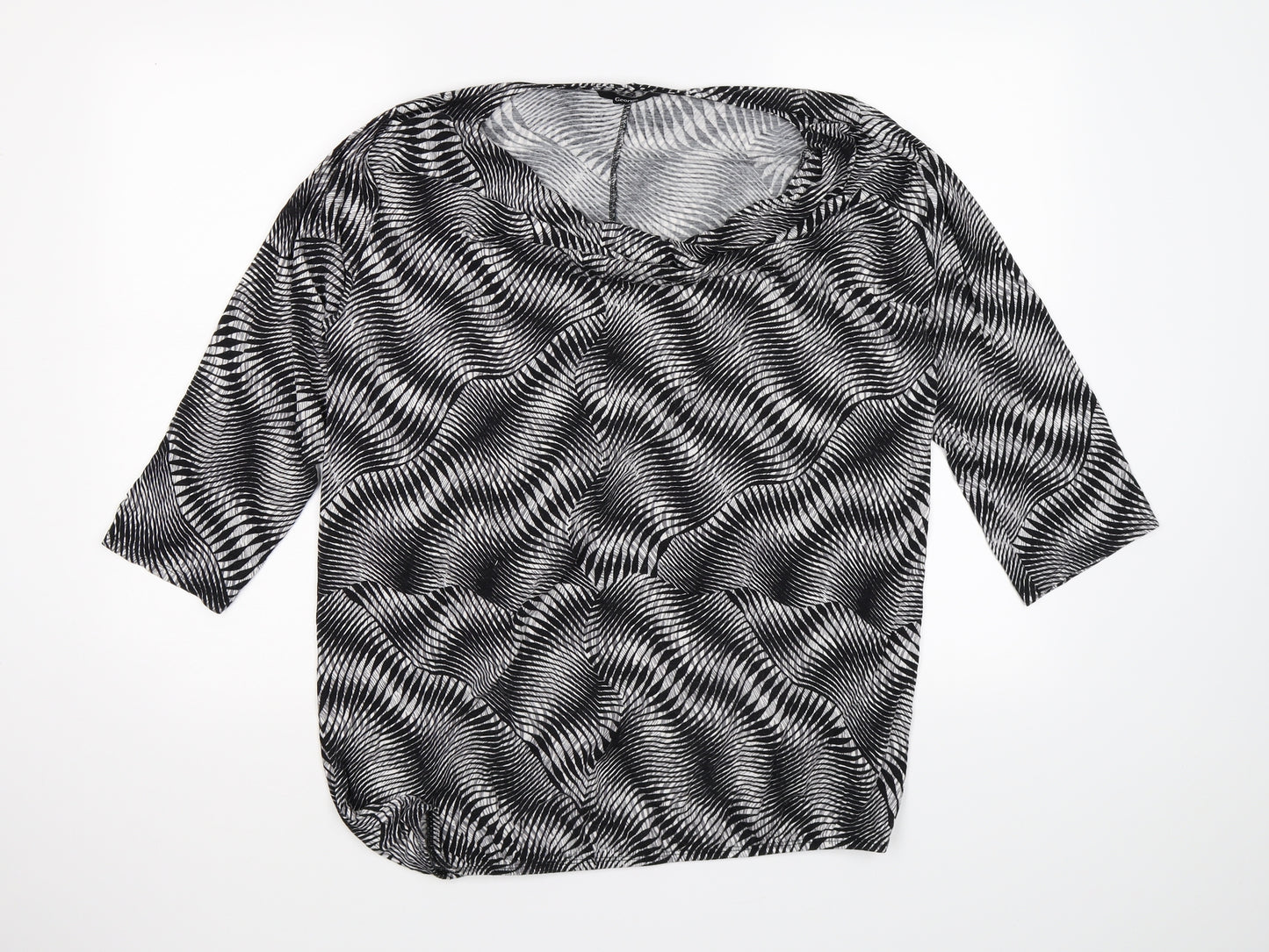 George Womens Black Striped  Basic Blouse Size 20