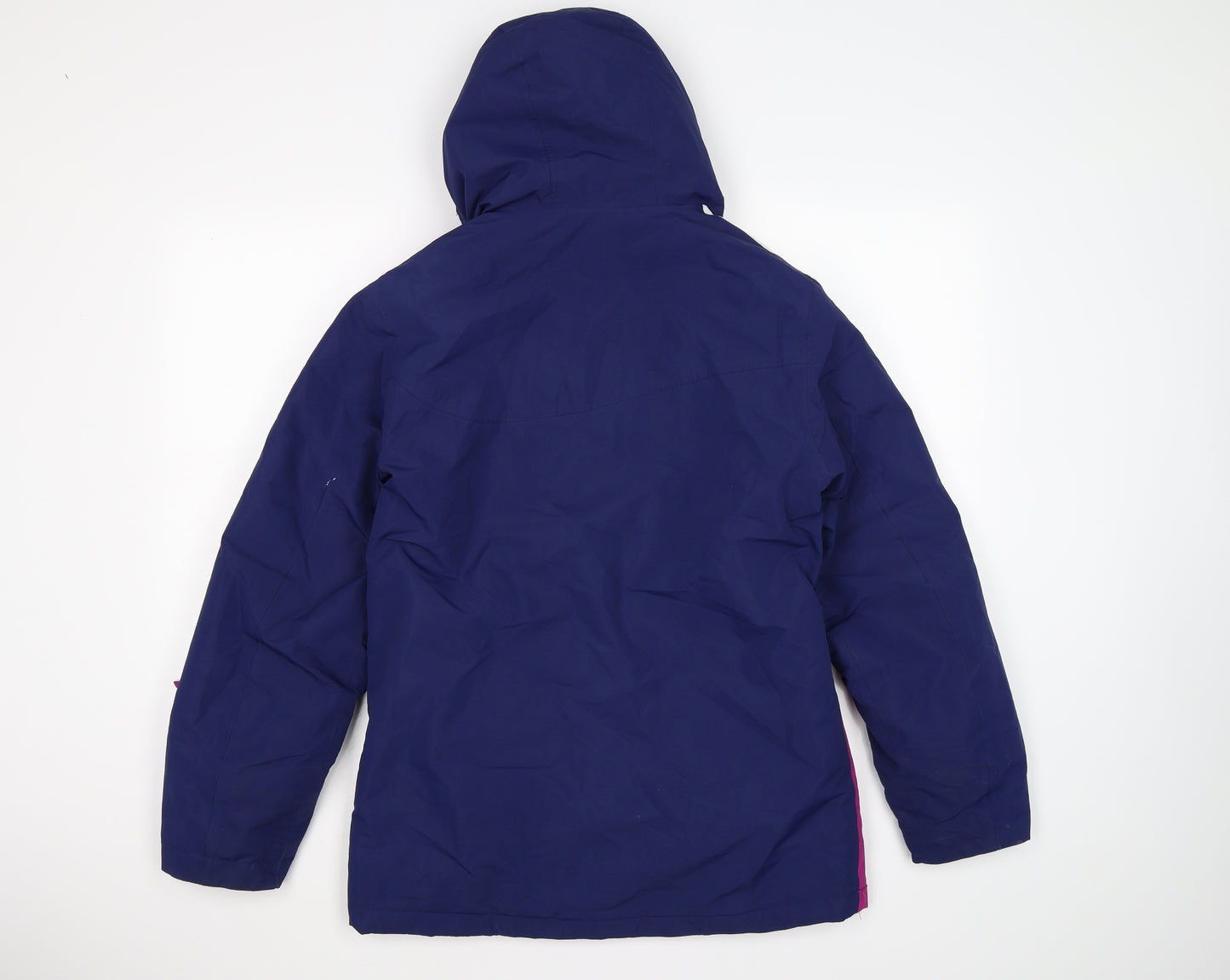 Crane Womens Purple Striped  Rain Coat Coat Size 16