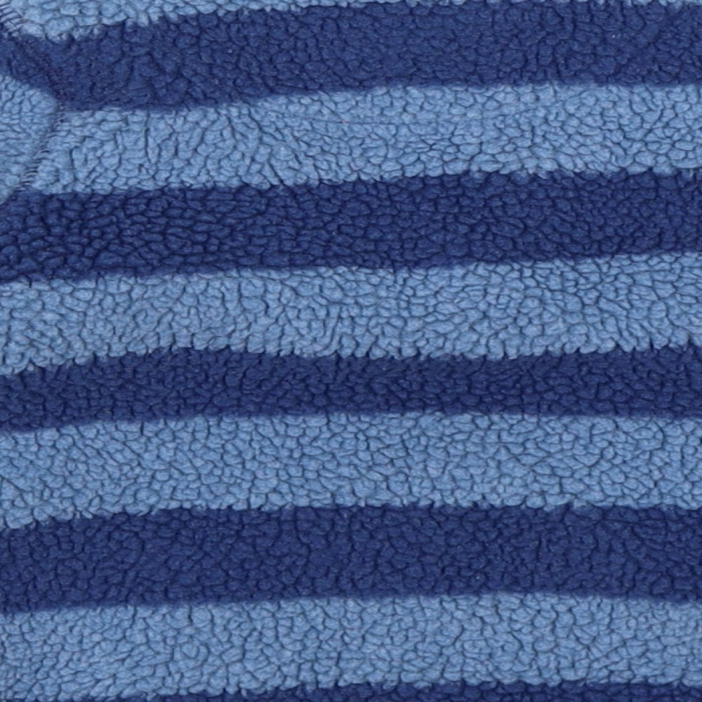 John Lewis Boys Blue Striped Fleece Pullover Jumper Size 2 Years