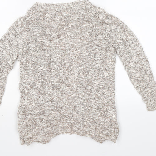 TU Girls Beige  Knit Cardigan Jumper Size 6 Years