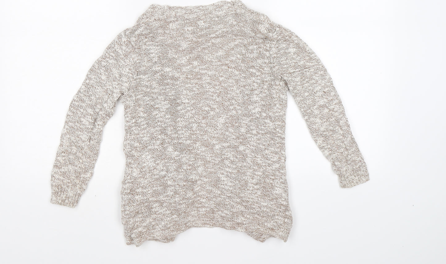 TU Girls Beige  Knit Cardigan Jumper Size 6 Years