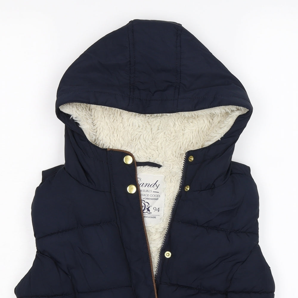 Candy Couture Girls Blue   Gilet Coat Size 12-13 Years