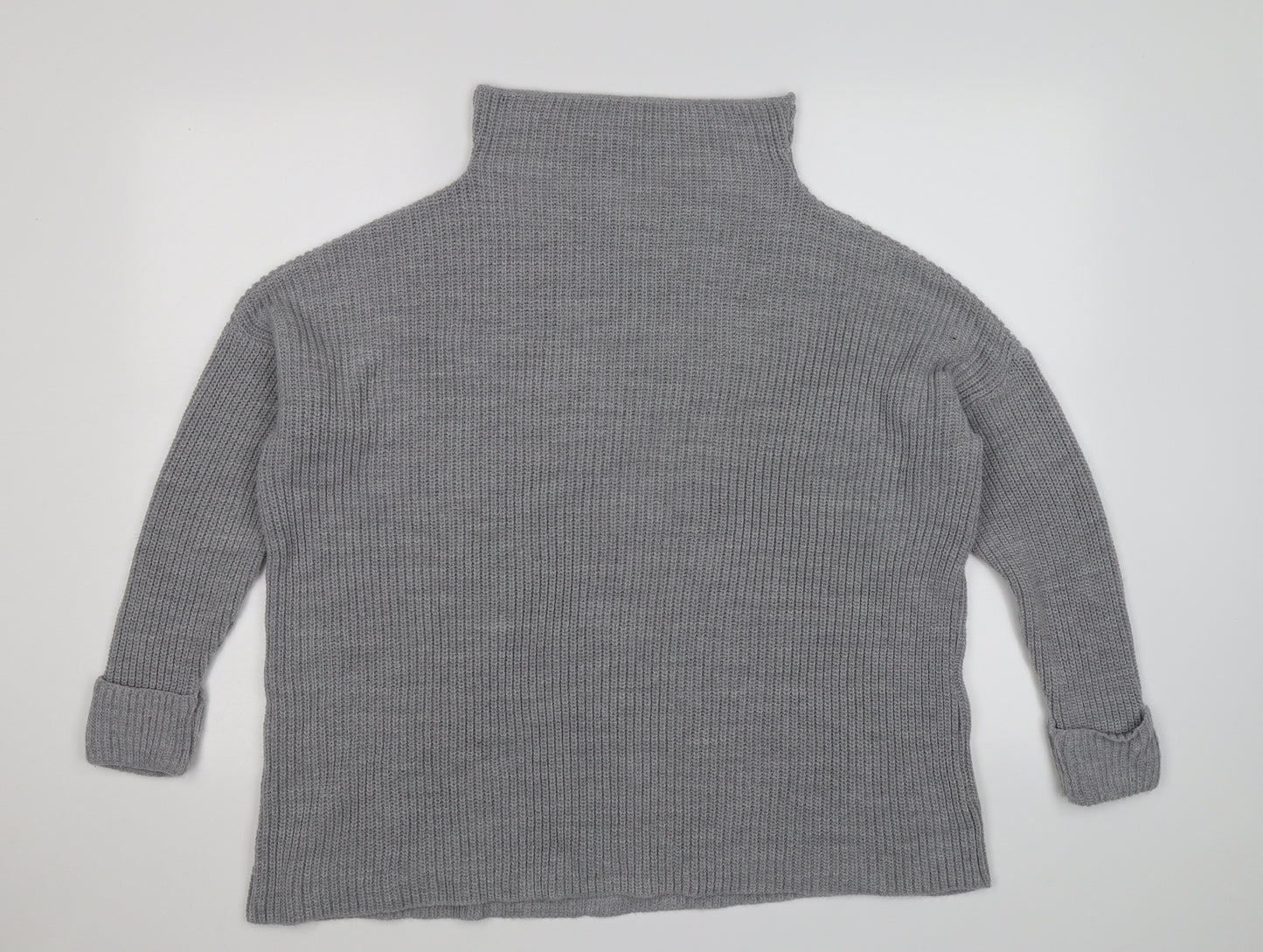 NEXT Womens Grey  Knit Pullover Jumper Size M  - oversized