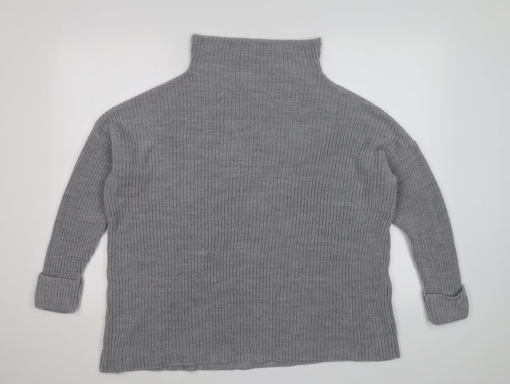 NEXT Womens Grey  Knit Pullover Jumper Size M  - oversized
