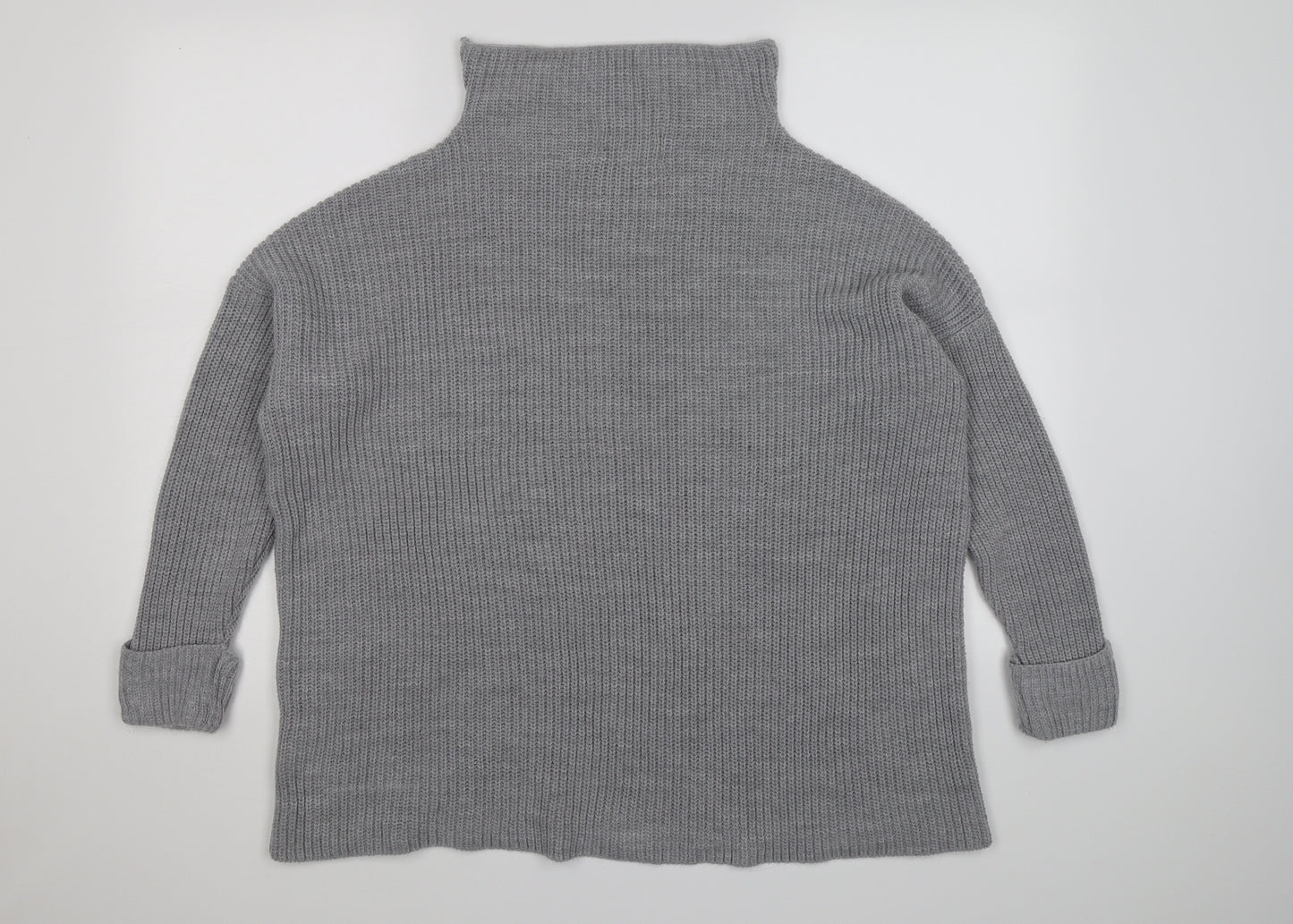 NEXT Womens Grey  Knit Pullover Jumper Size M  - oversized