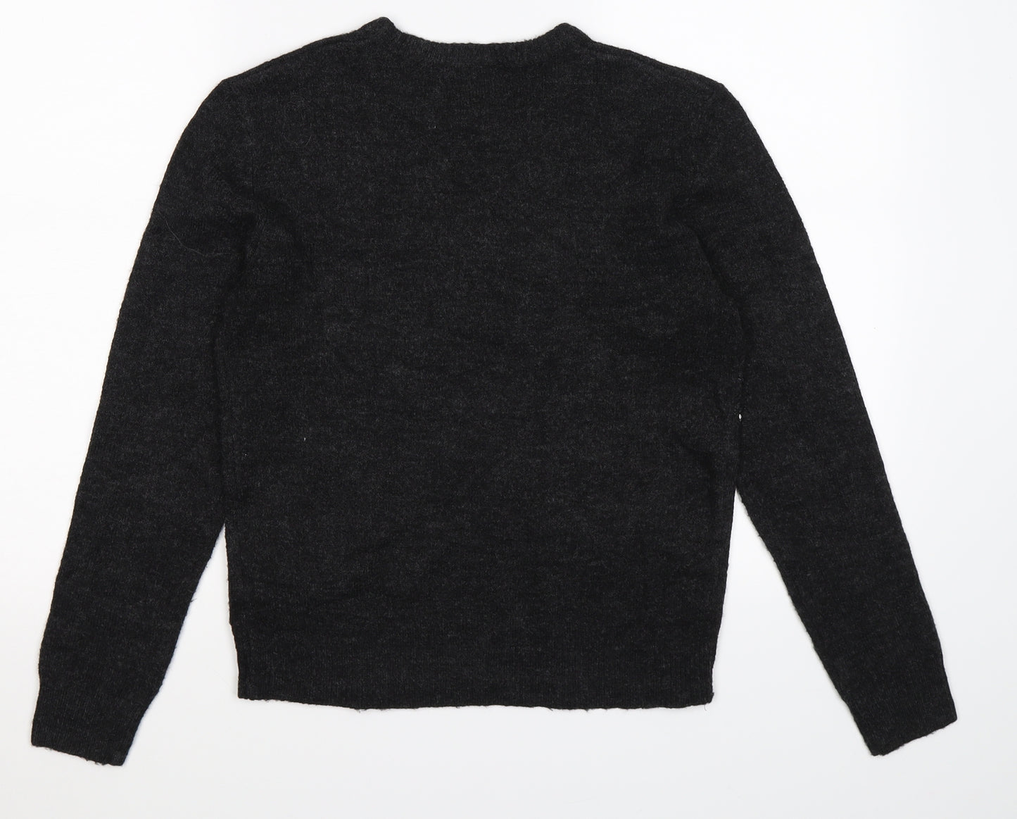 Marks and Spencer Womens Grey  Knit Pullover Jumper Size S  - stars sequins