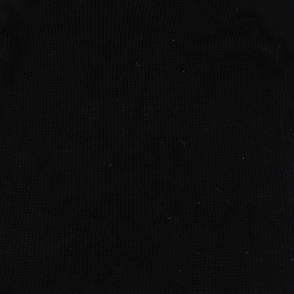 TU Womens Black  Knit Jumper Dress  Size 16