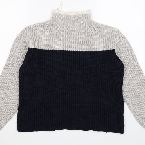 Marks and Spencer Womens Grey  Knit Pullover Jumper Size S
