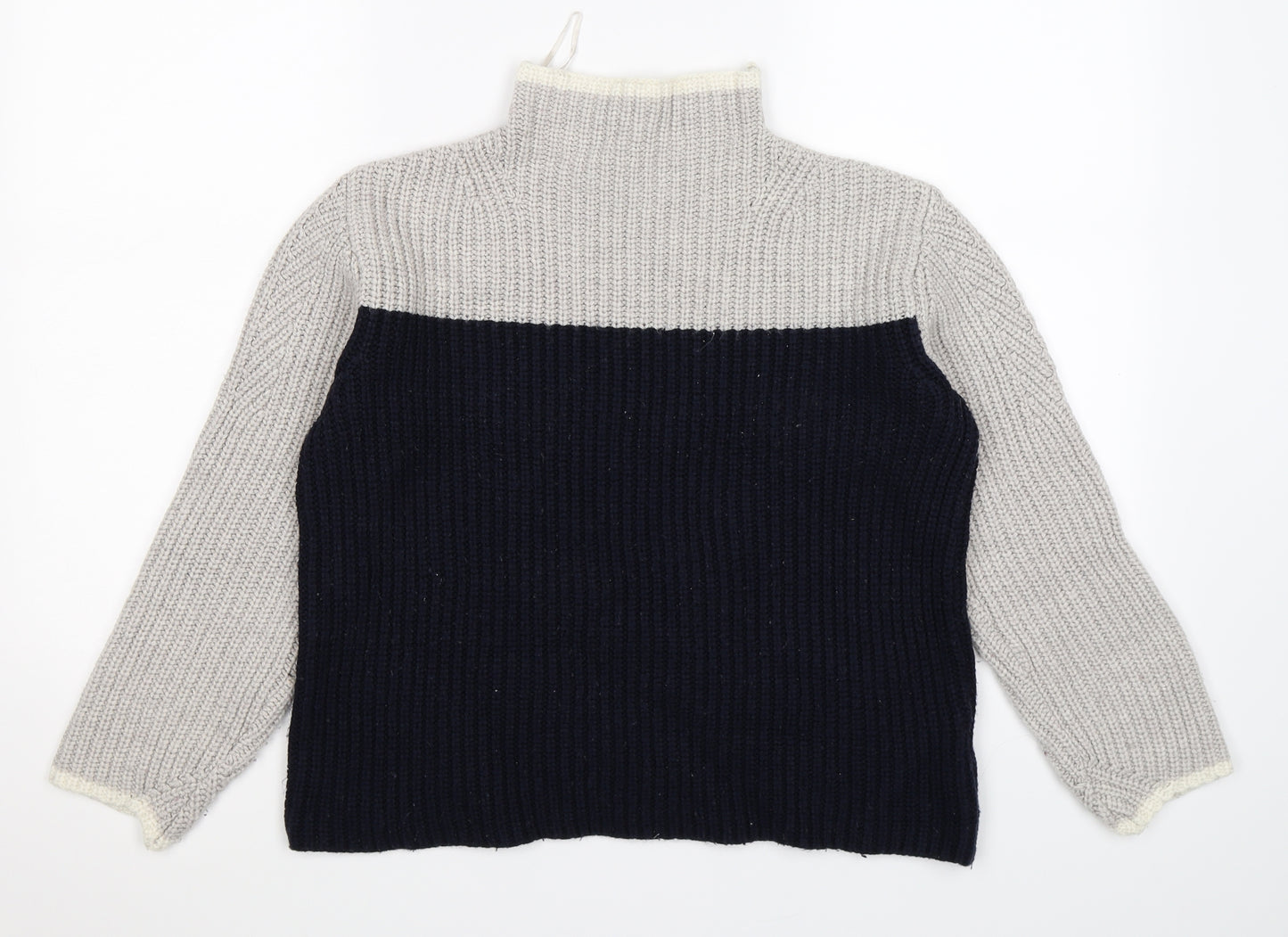 Marks and Spencer Womens Grey  Knit Pullover Jumper Size S