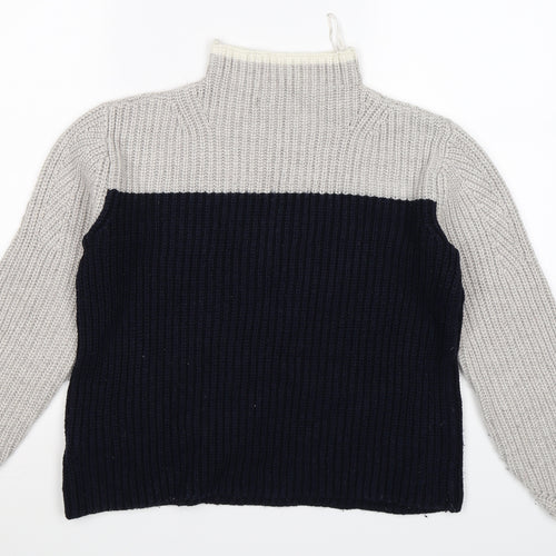 Marks and Spencer Womens Grey  Knit Pullover Jumper Size S