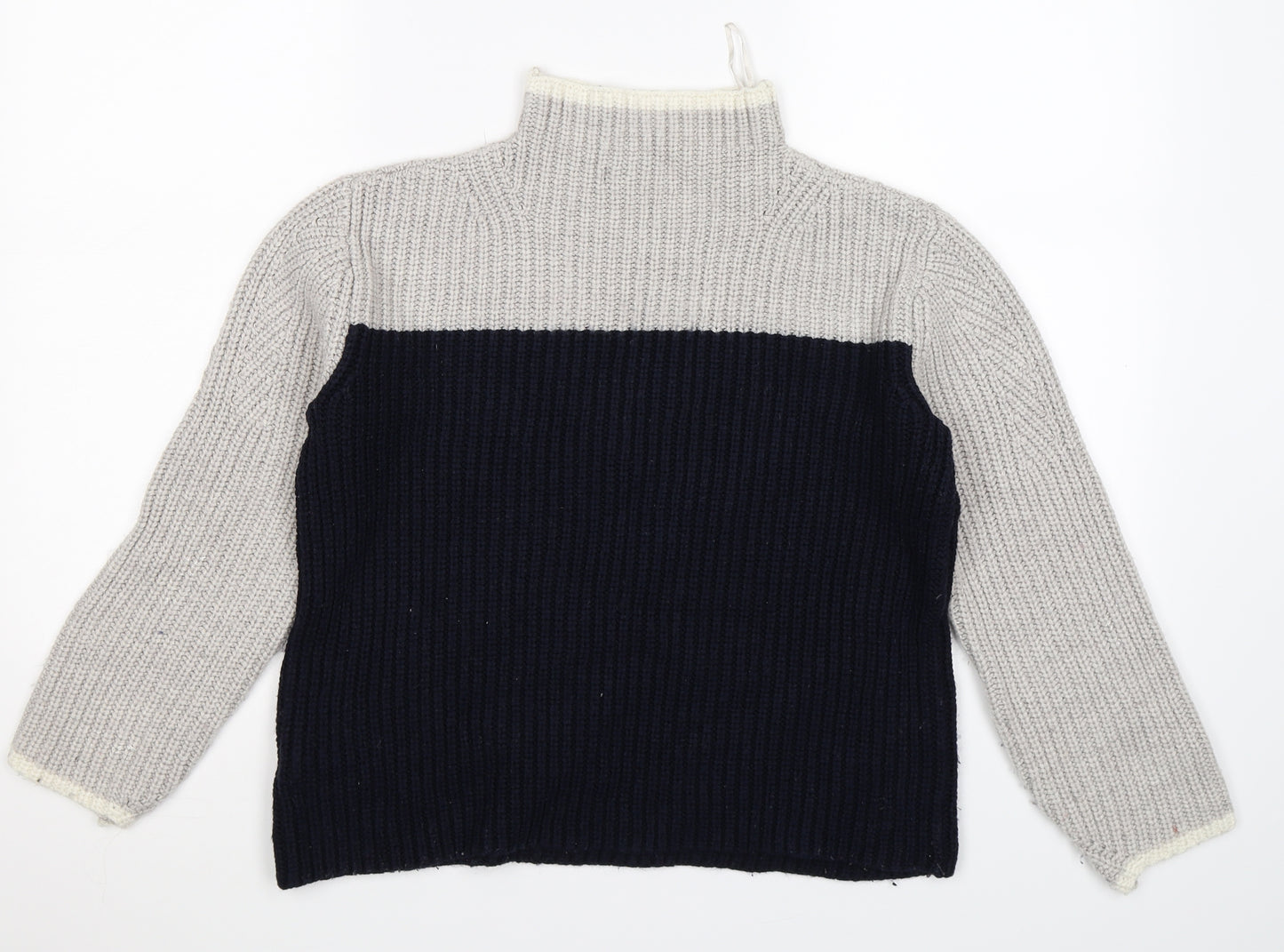 Marks and Spencer Womens Grey  Knit Pullover Jumper Size S