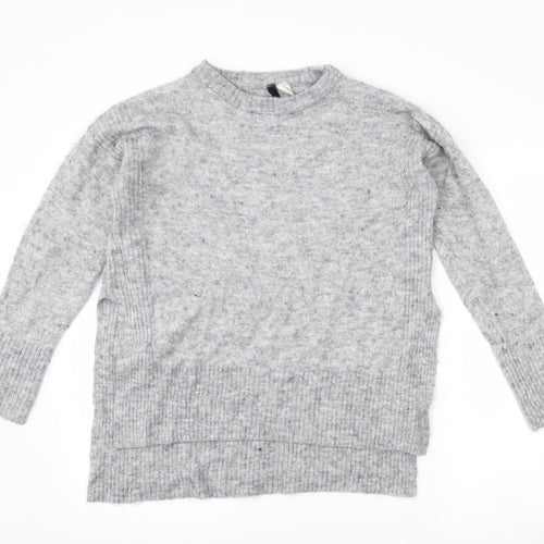 H&M Womens Grey   Pullover Jumper Size M