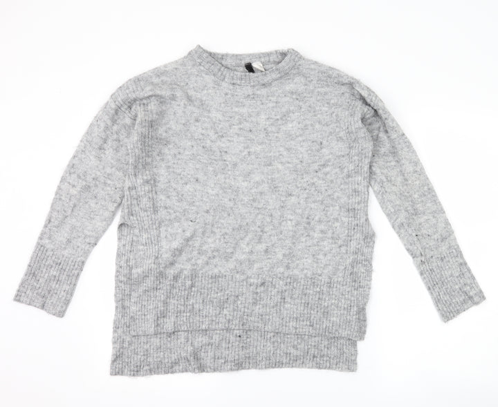 H&M Womens Grey   Pullover Jumper Size M