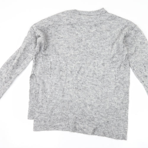 H&M Womens Grey   Pullover Jumper Size M