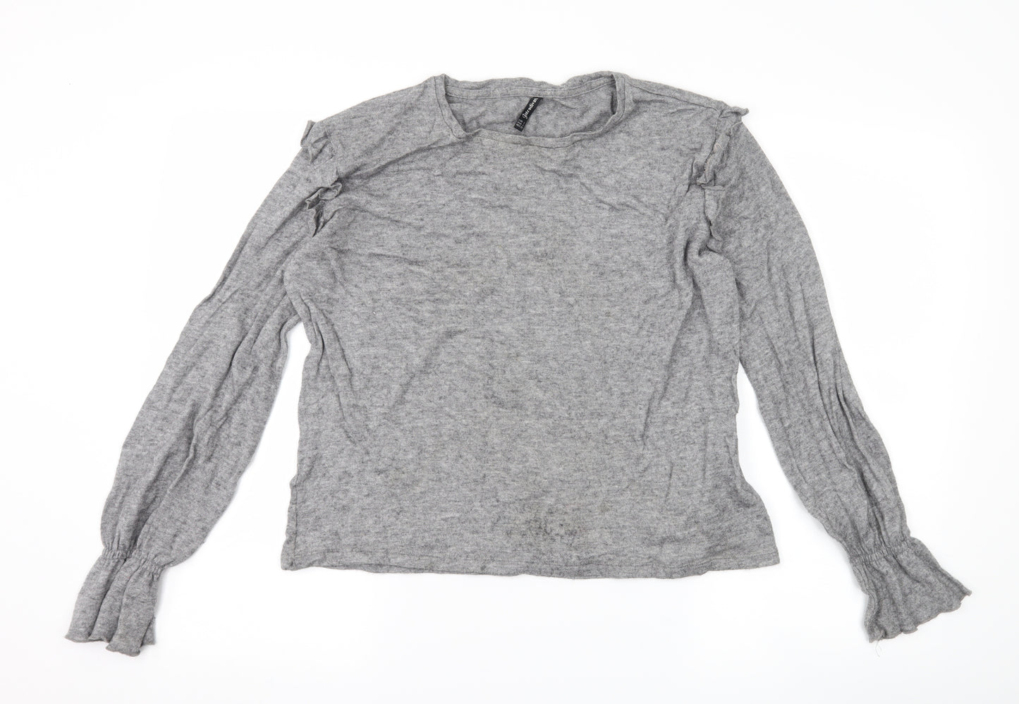 Stradivarius Womens Grey   Pullover Jumper Size L