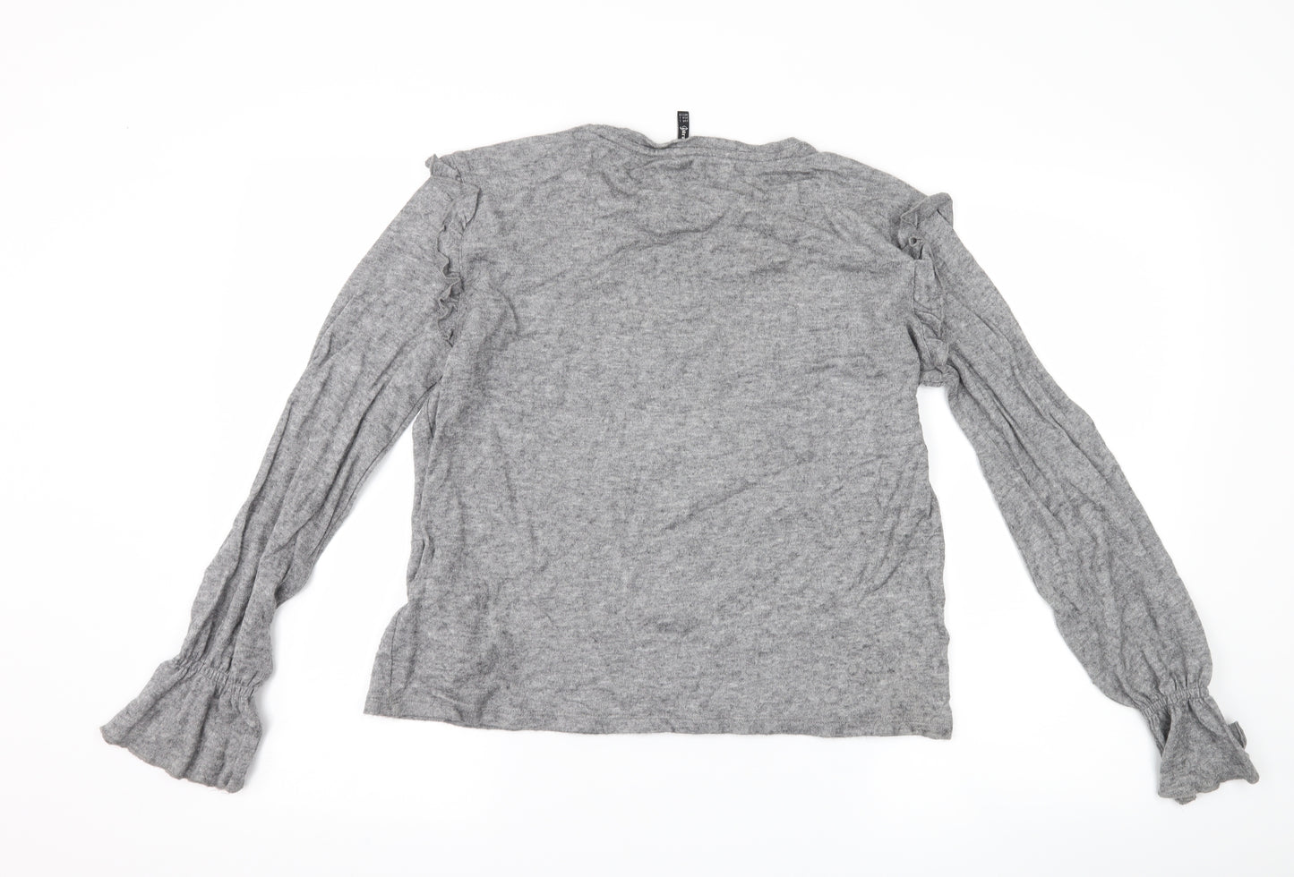 Stradivarius Womens Grey   Pullover Jumper Size L
